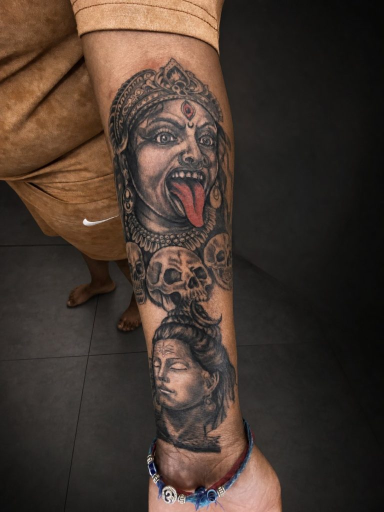 Black and grey tattoo by Woke Tattoo Studio