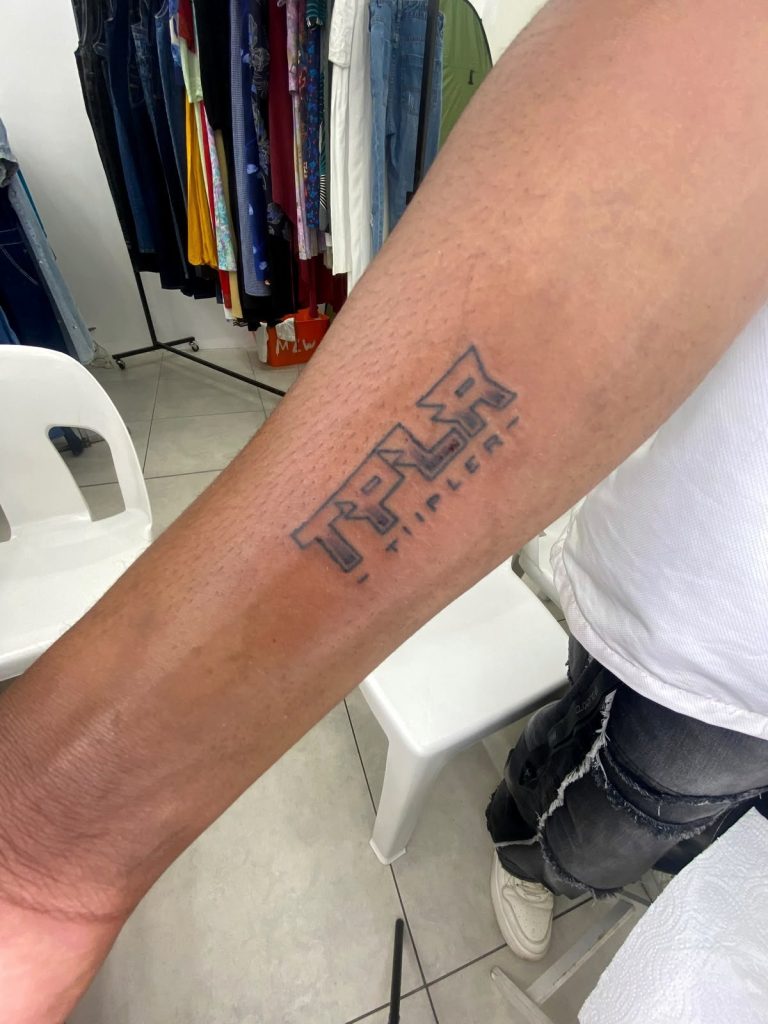 Fine line tattoo by Woke Tattoo Studio in Randburg