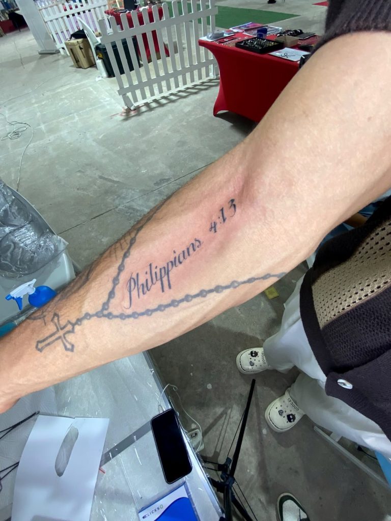 Fine line tattoo by Woke Tattoo Studio in Randburg