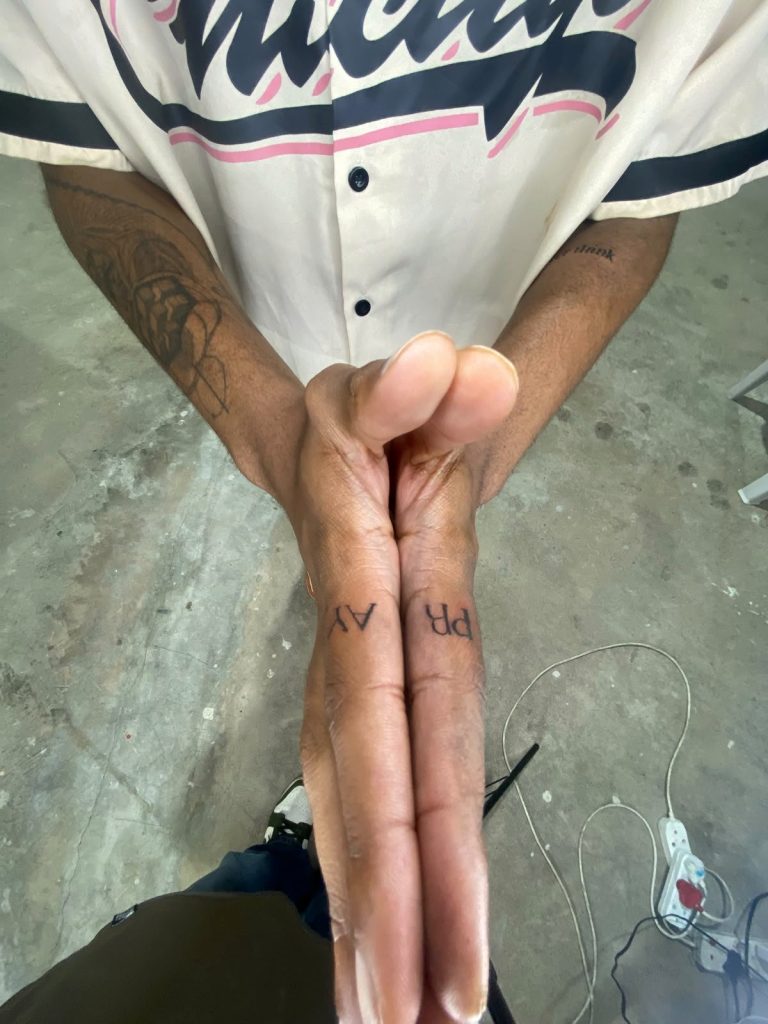 Fine line tattoo by Woke Tattoo Studio in Randburg