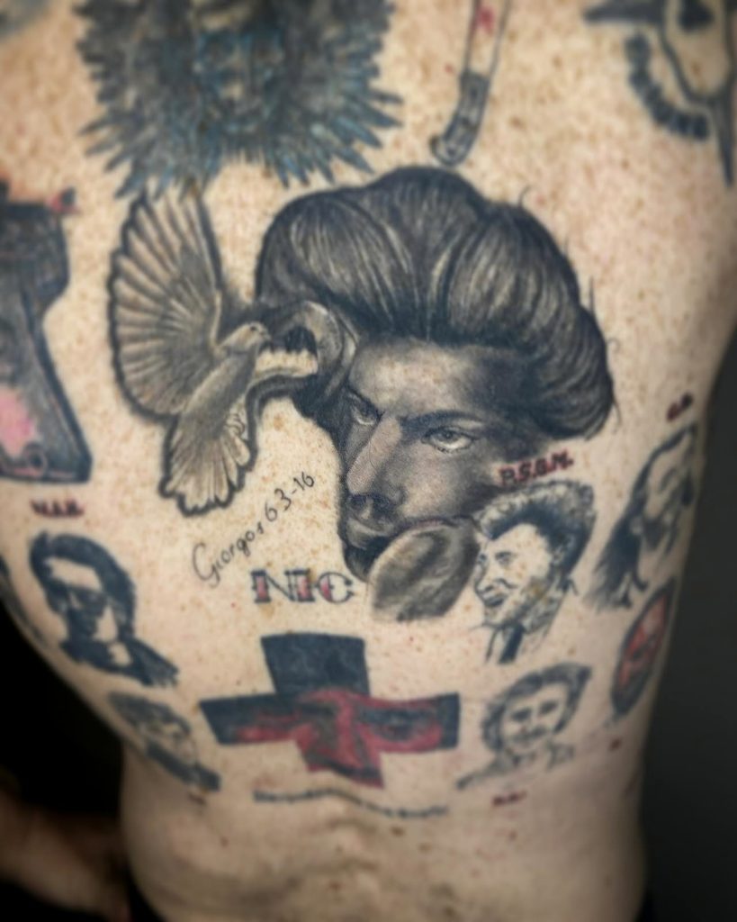 Black and grey tattoo by Woke Tattoo Studio