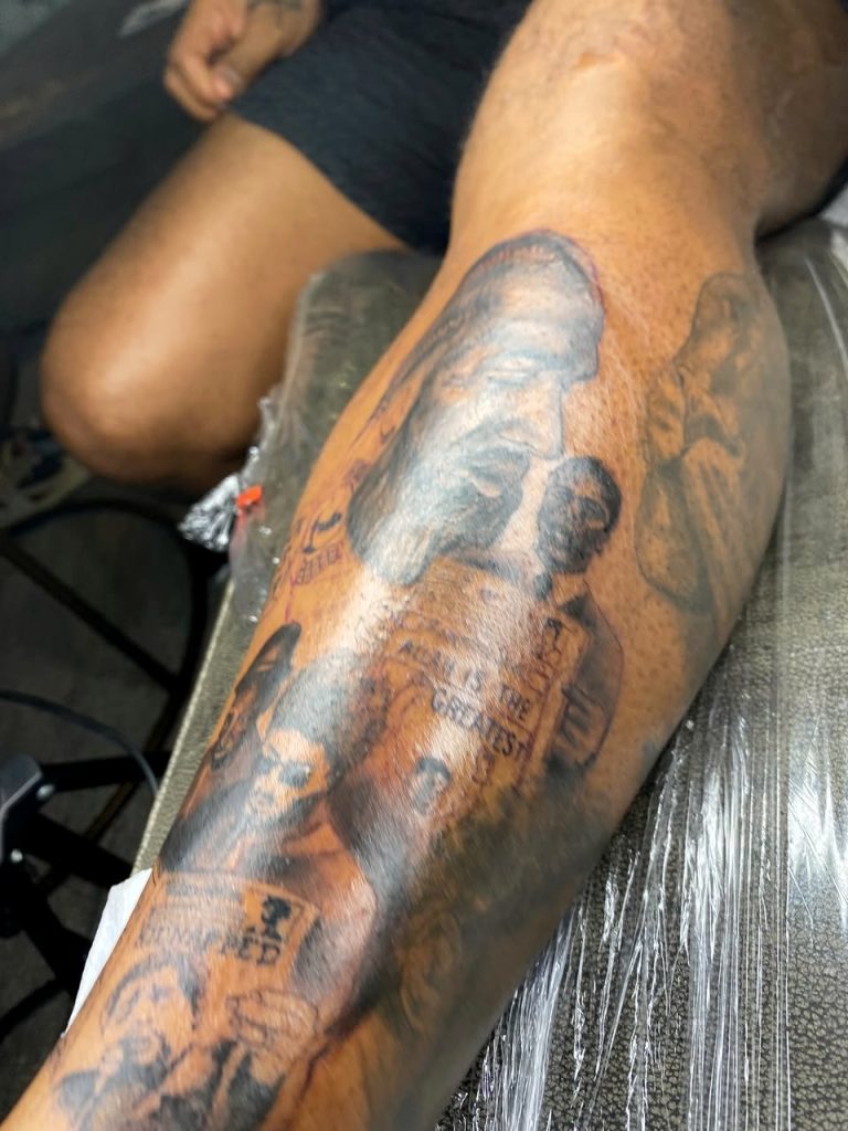 Black and grey tattoo by Woke Tattoo Studio