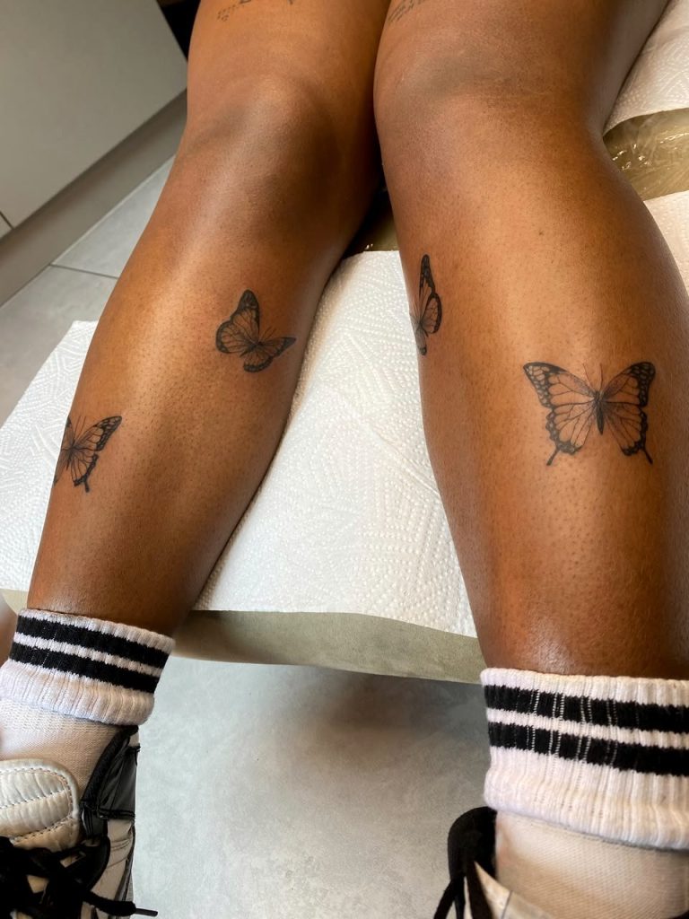 Fine line tattoo by Woke Tattoo Studio in Randburg
