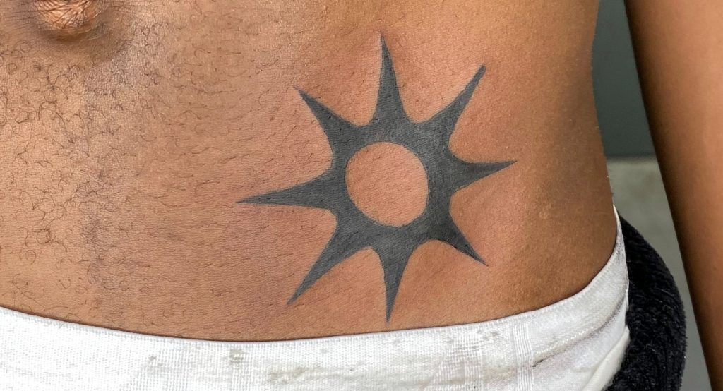 Fine line tattoo by Woke Tattoo Studio in Randburg
