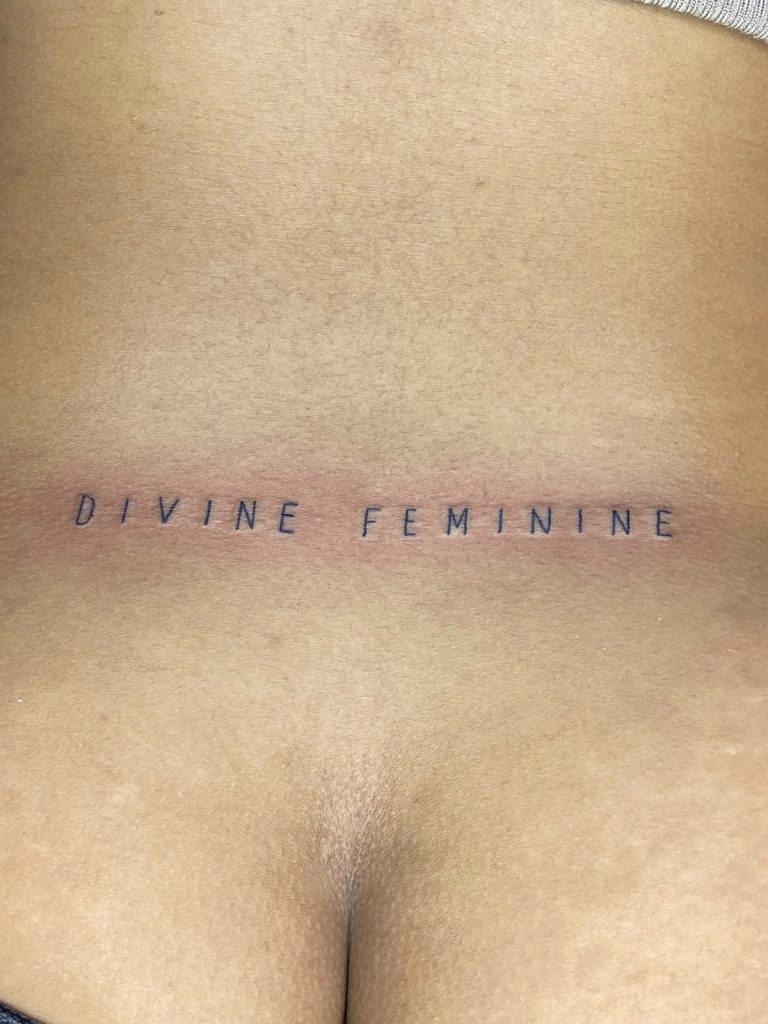 Fine line tattoo by Woke Tattoo Studio in Randburg