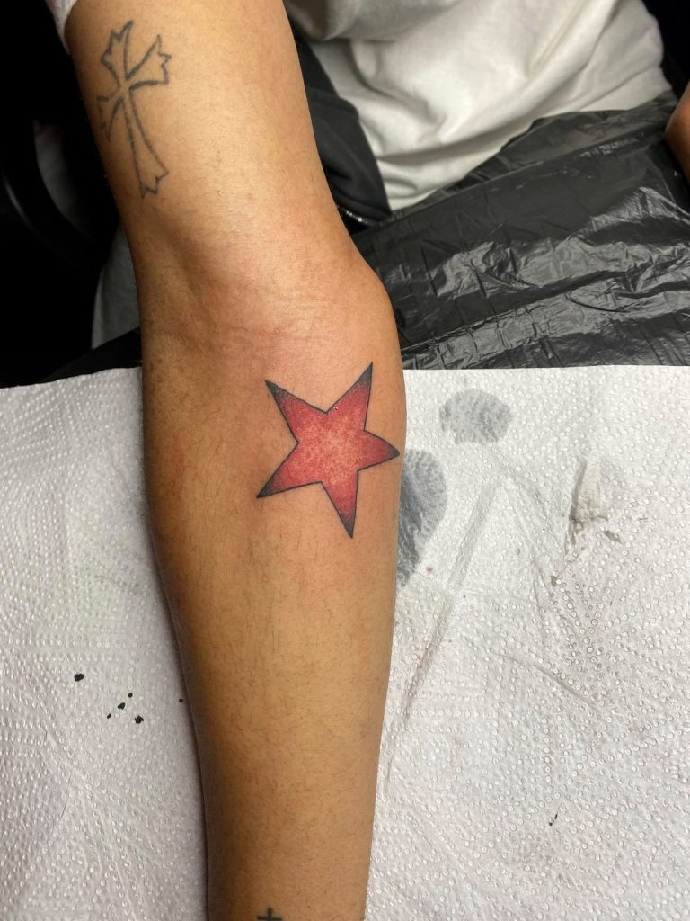 Colour tattoo by Woke Tattoo Studio in Randburg