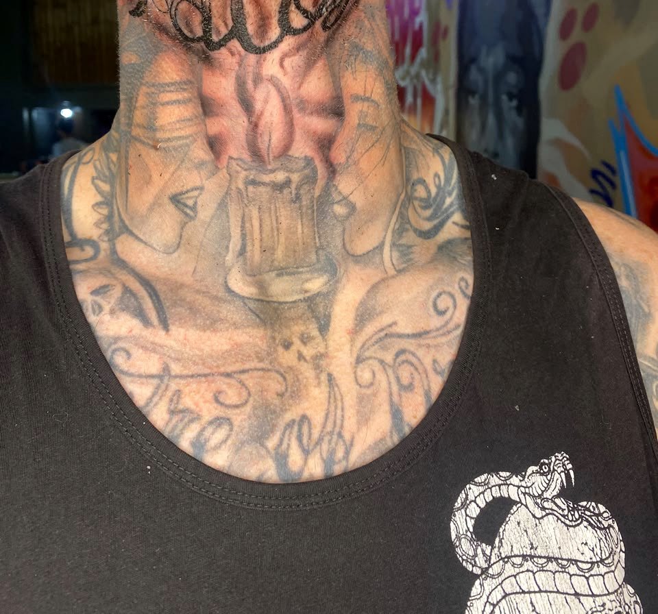 Black and grey tattoo by Woke Tattoo Studio