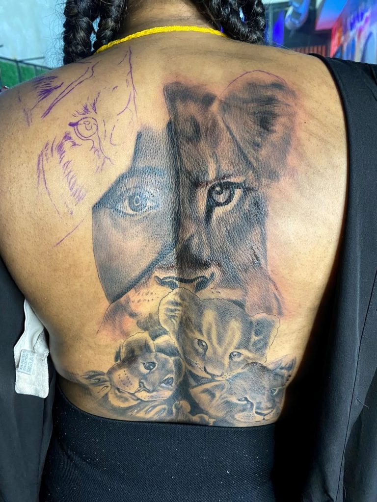Black and grey tattoo by Woke Tattoo Studio