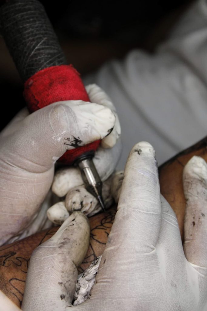 Luxury home tattoo experience by Woke Tattoo Studio in Johannesburg