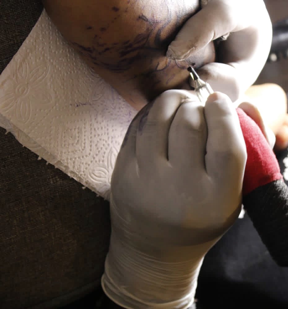 Luxury home tattoo experience by Woke Tattoo Studio in Johannesburg