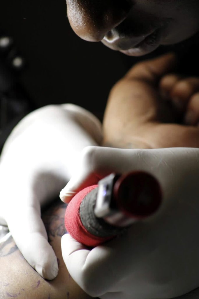 Luxury home tattoo experience by Woke Tattoo Studio in Johannesburg