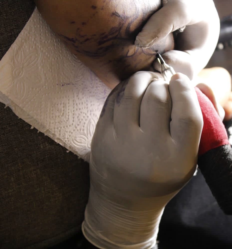 Luxury home tattoo experience by Woke Tattoo Studio in Johannesburg