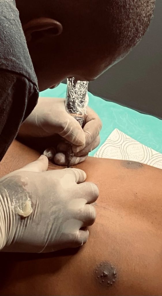 Luxury home tattoo experience by Woke Tattoo Studio in Johannesburg