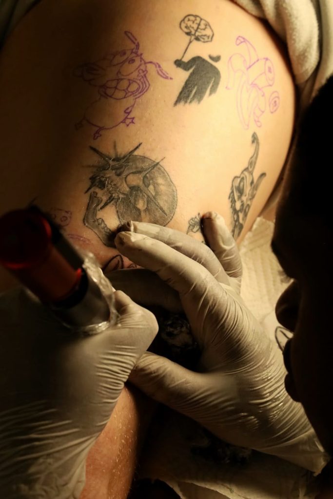 Luxury home tattoo experience by Woke Tattoo Studio in Johannesburg
