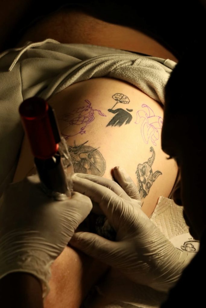 Luxury home tattoo experience by Woke Tattoo Studio in Johannesburg