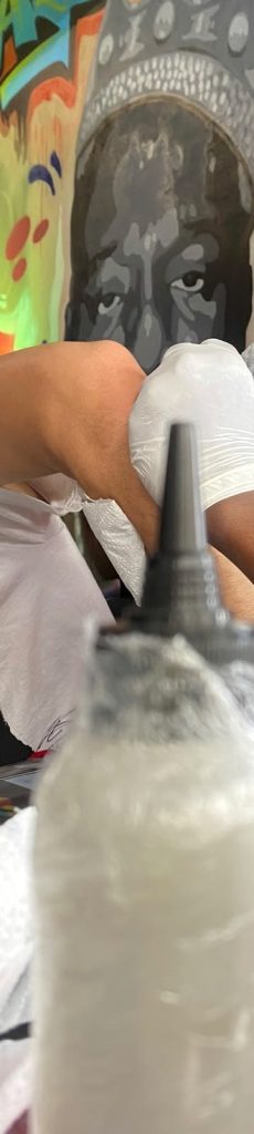 Luxury home tattoo experience by Woke Tattoo Studio in Johannesburg