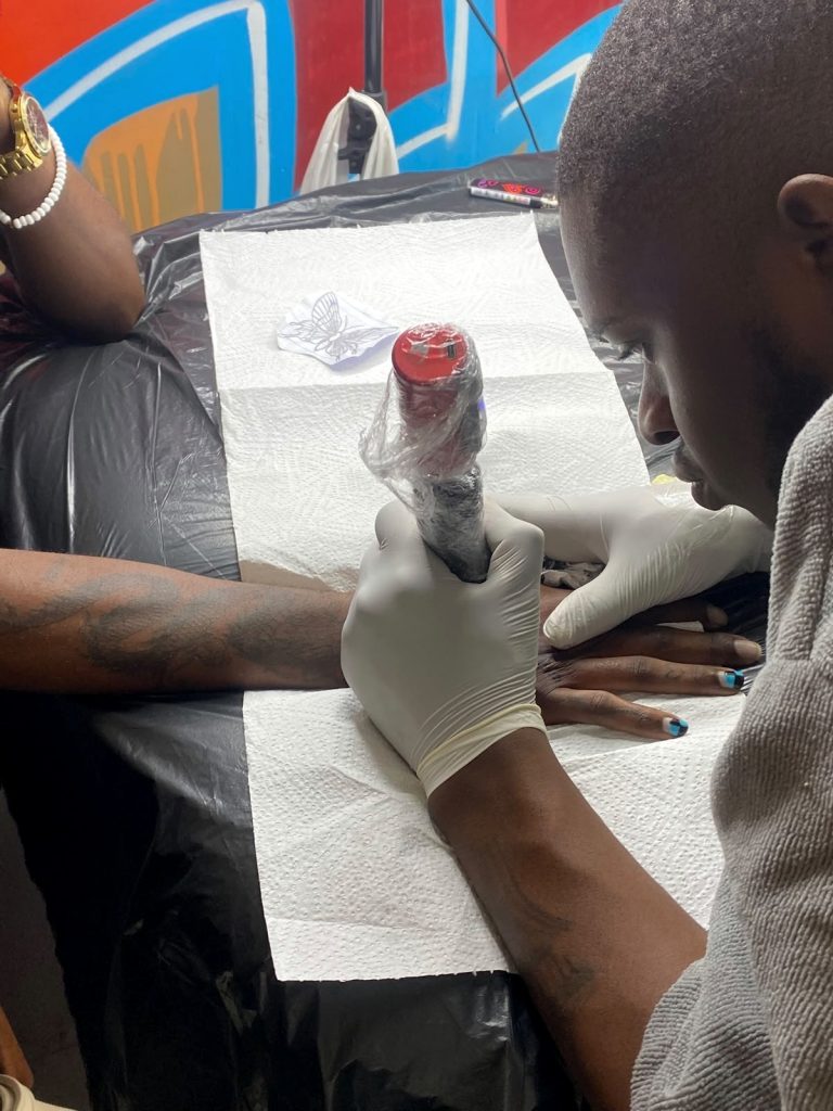 Luxury home tattoo experience by Woke Tattoo Studio in Johannesburg