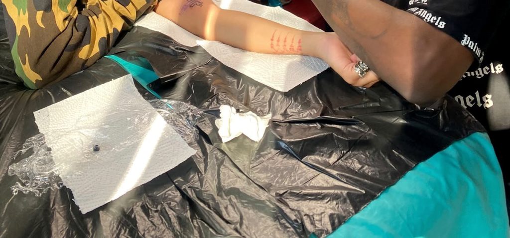 Luxury home tattoo experience by Woke Tattoo Studio in Johannesburg