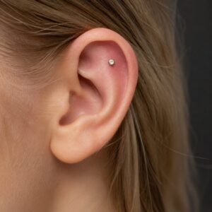 Flat piercing