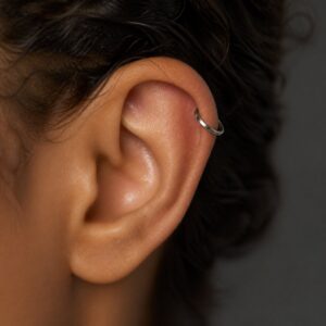 Helix piercing