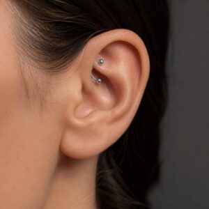Rook piercing