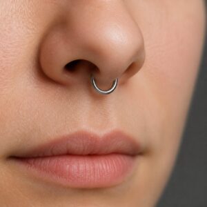 Septum piercing