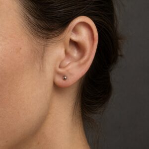 Standard lobe piercing