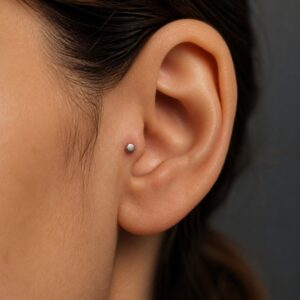 Tragus piercing